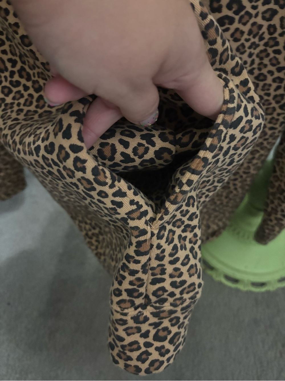 Charles River Apparel Leopard Print Quarter-Zip - Brown/Black - Picture 3 of 4